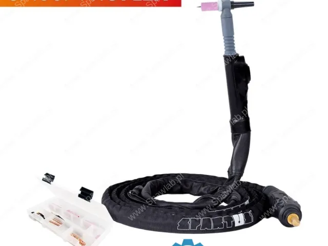 Spartus Uchwyt TIG 155F z główką SP9-70, 4m, seria ProFLEX, 1F, pakiet U, SK35, 30cm wężyka, Rec6