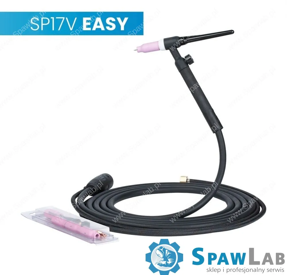 Spartus Uchwyt TIG 17V, 4m, seria Easy, pakiet D, SK35, 2m wężyka, nakrętka 1/4