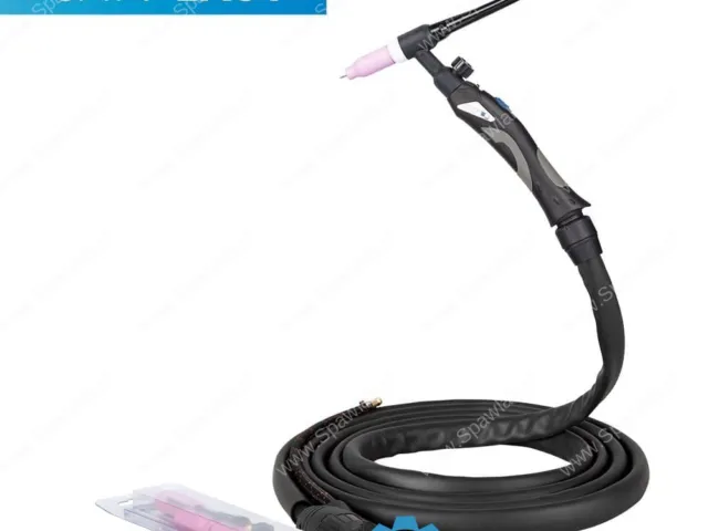 Spartus Uchwyt TIG 17V, 4m, seria Easy, sterowanie w rękojeści, pakiet D, SK35, 2m wężyk, Rec6