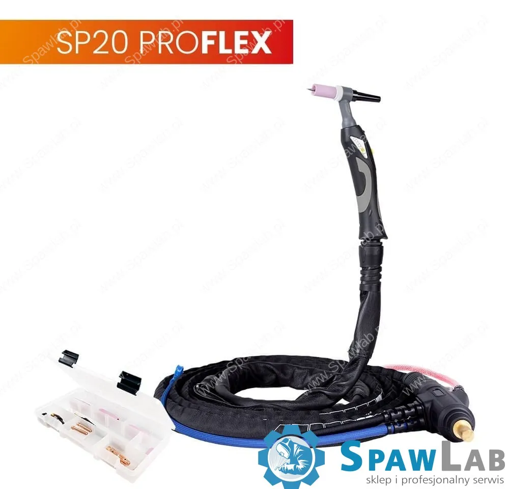 Spartus Uchwyt TIG 20, 4m, seria ProFLEX, mini 1B, pakiet U, SK35, 30cm wężyka, Rec6