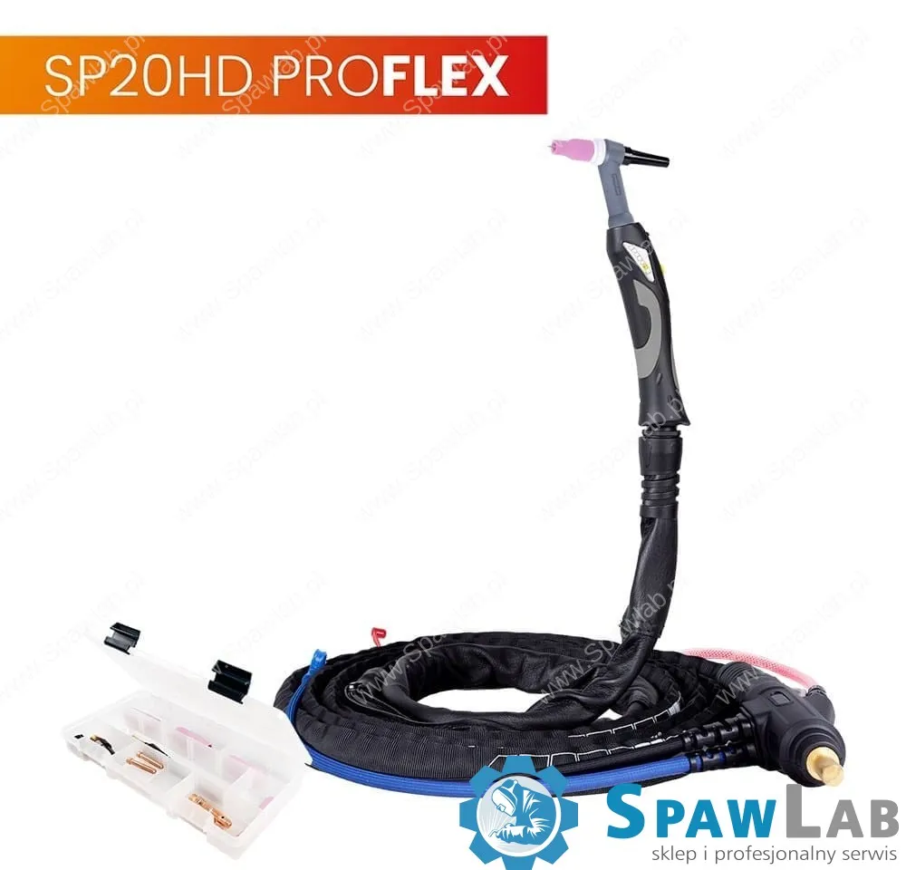 Spartus Uchwyt TIG 20HD, 4m, seria ProFLEX, mini 1B, pakiet U, SK35, 30cm wężyka, Rec6
