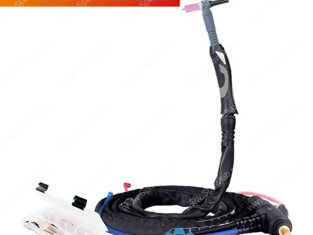 Spartus Uchwyt TIG 225F z główką SP9-70, 4m, seria ProFLEX, mini 1B, pakiet U, SK35, 30cm wężyka, Rec6