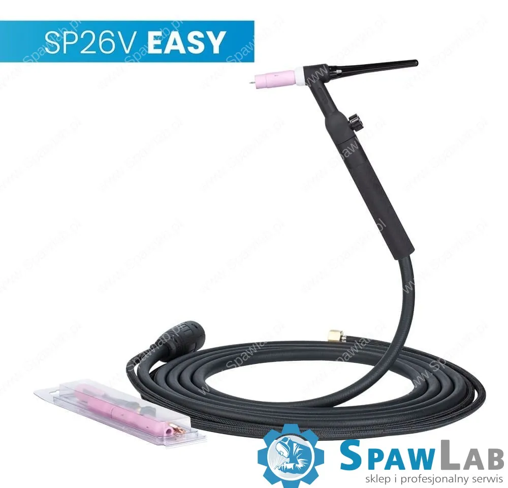 Spartus Uchwyt TIG 26V, 4m, seria Easy, pakiet D, SK35, 2m wężyka, nakrętka 1/4