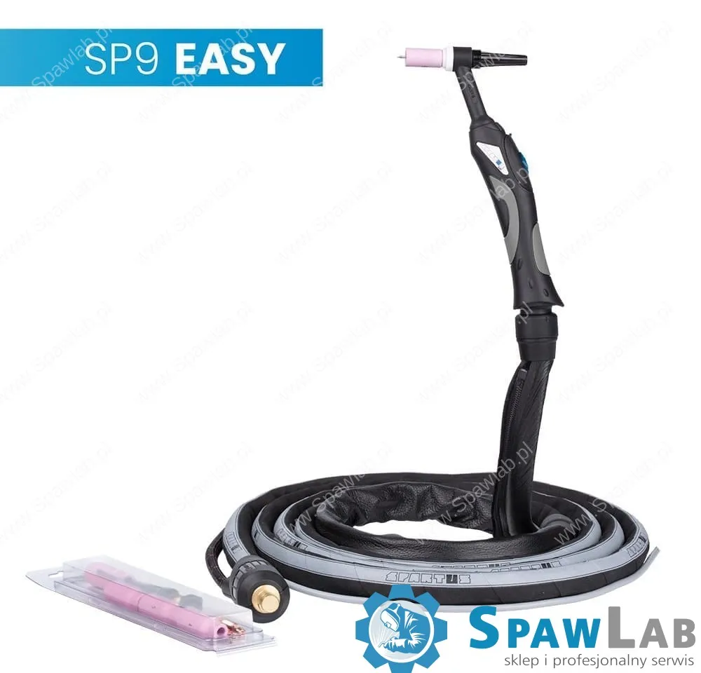 Spartus Uchwyt TIG 9, 4m, seria Easy, mini 1B, pakiet X, SK35, 30cm wężyka, Rec6