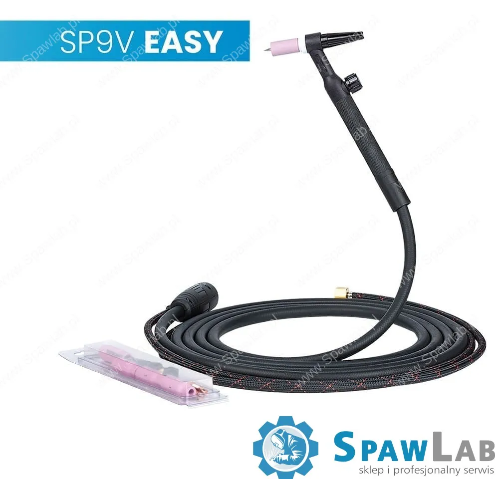 Spartus Uchwyt TIG 9V, 4m, seria Easy, pakiet D, SK35, 2m wężyka, nakrętka 1/4