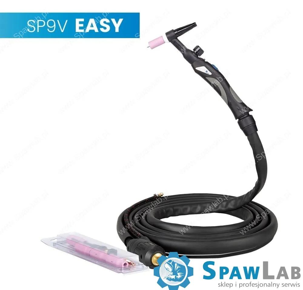 Spartus Uchwyt TIG 9V, 4m, seria Easy, sterowanie w rękojeści, pakiet D, SK35, 2m wężyk, Rec6