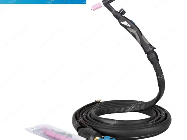 Spartus Uchwyt TIG 9V, 4m, seria Easy, sterowanie w rękojeści, pakiet D, SK35, 2m wężyk, Rec6