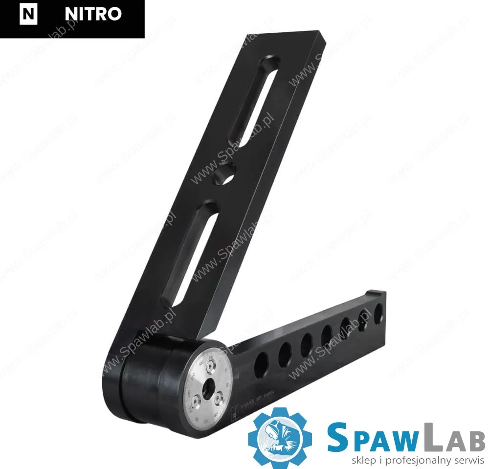 Spartus Uniwersalny kątownik z dociskiem mechanicznym 500x100x100mm, azotowany