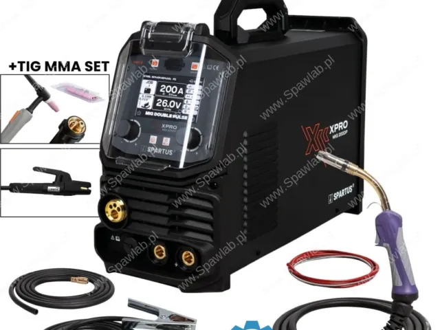Spartus XPro MIG 200 Dual Pulse Pakiet MIG TIG MMA