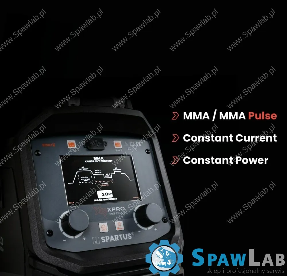 Spartus XPro MIG 200 Dual Pulse Pakiet MIG TIG MMA, zdjęcie 5