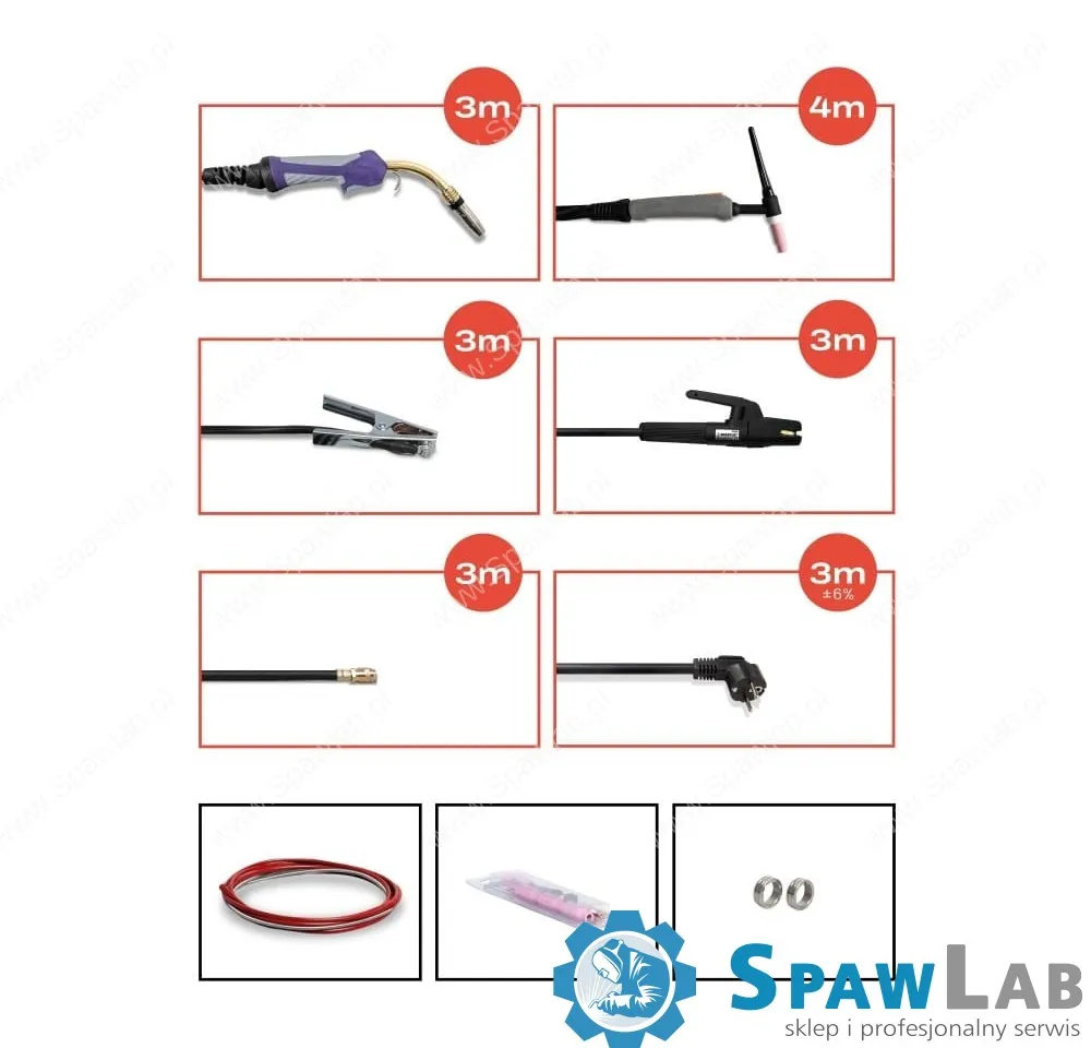 Spartus XPro MIG 200 Dual Pulse Pakiet MIG TIG MMA, zdjęcie 6