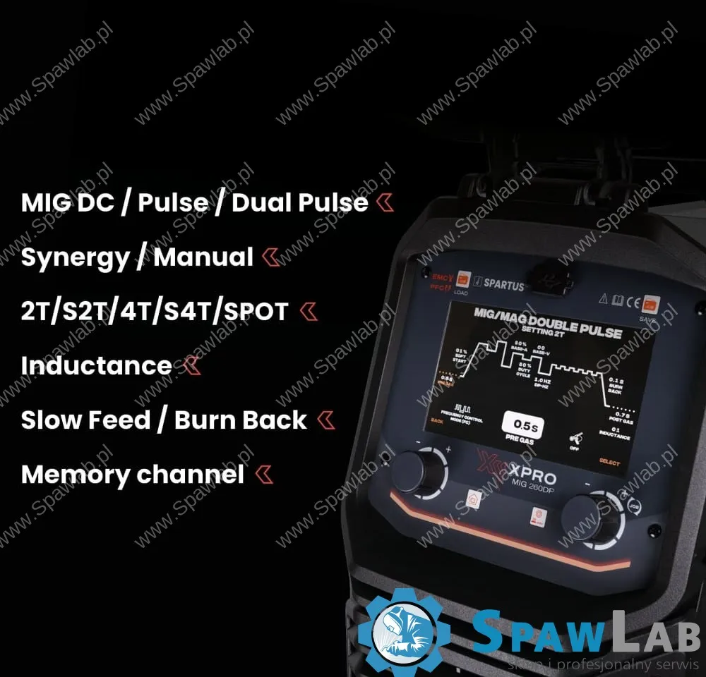 Spartus XPro MIG 260 Dual Pulse Pakiet, zdjęcie 2