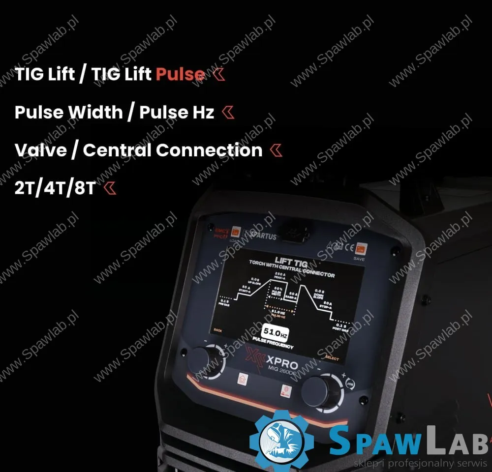 Spartus XPro MIG 260 Dual Pulse Pakiet, zdjęcie 4