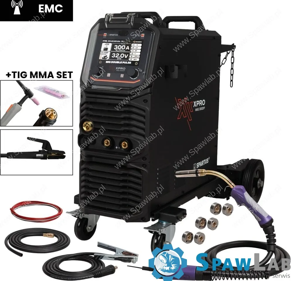 Spartus XPro MIG 300 Dual Pulse Paket MIG TIG MMA