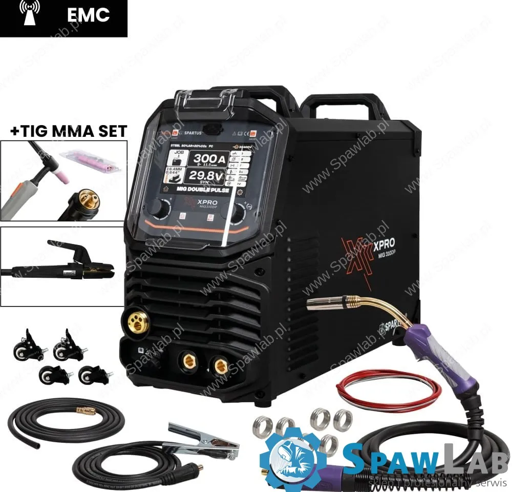 Spartus XPro MIG 310 Dual Pulse Pakiet MIG TIG MMA
