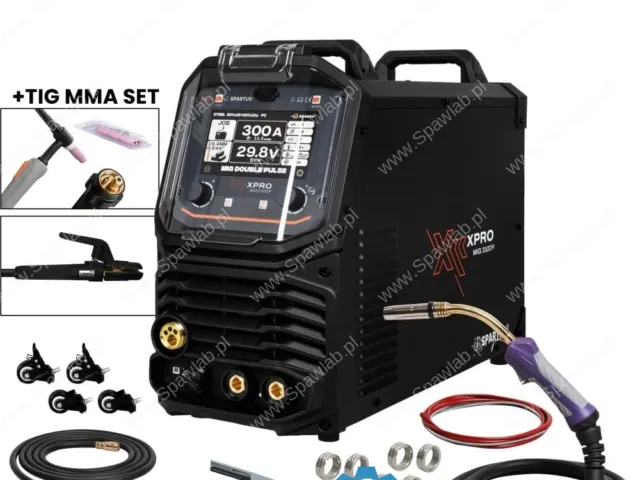 Spartus XPro MIG 310 Dual Pulse Pakiet MIG TIG MMA