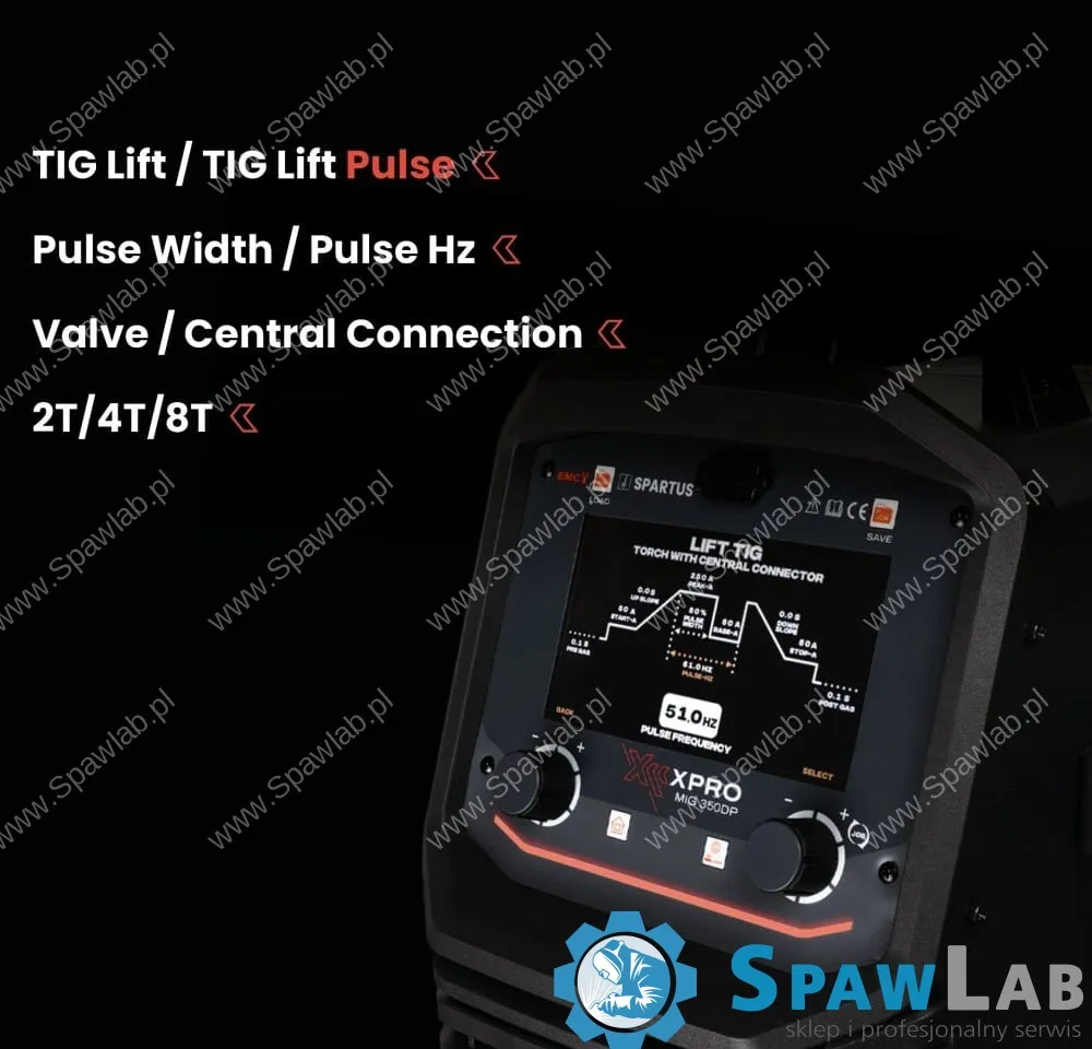 Spartus XPro MIG 350 Dual Pulse Pakiet, zdjęcie 4