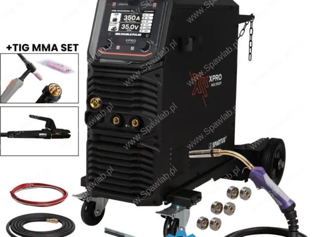 Spartus XPro MIG 350 Dual Pulse Pakiet MIG TIG MMA