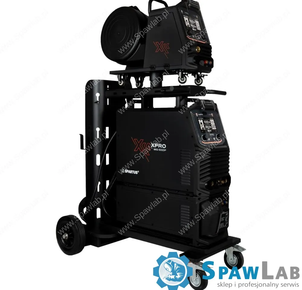Spartus XPro MIG 500 Dual Pulse [źródło, chłodnica, podajnik, wózek, przewód zespolony 5m] pakiet, zdjęcie 10