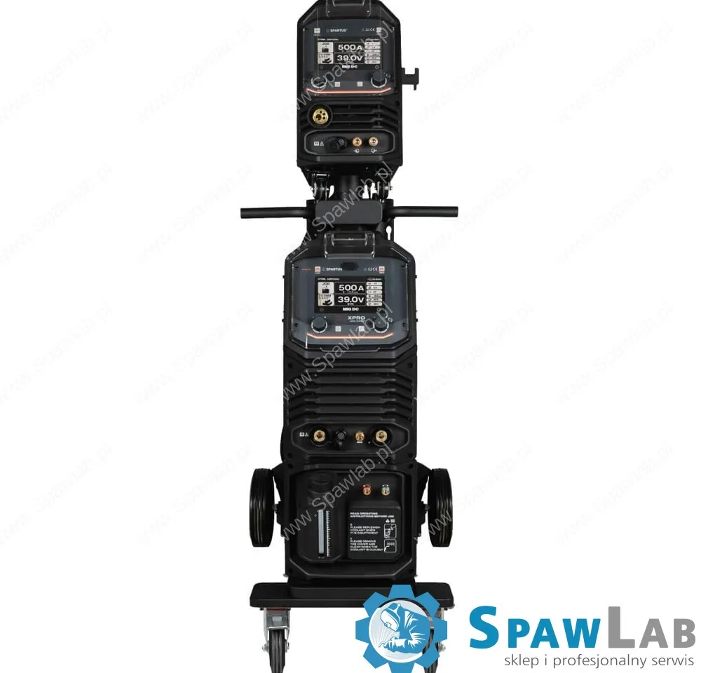 Spartus XPro MIG 500 Dual Pulse [źródło, chłodnica, podajnik, wózek, przewód zespolony 5m] pakiet, zdjęcie 11