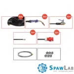 Spartus XPro MIG 500 Dual Pulse [źródło, chłodnica, podajnik, wózek, przewód zespolony 5m] pakiet, zdjęcie 6