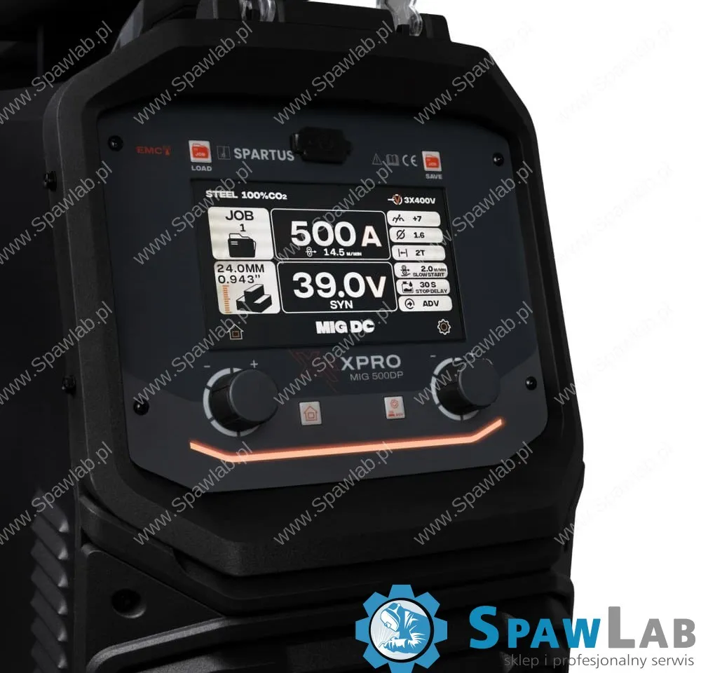 Spartus XPro MIG 500 Dual Pulse [źródło, chłodnica, podajnik, wózek, przewód zespolony 5m] pakiet, zdjęcie 9