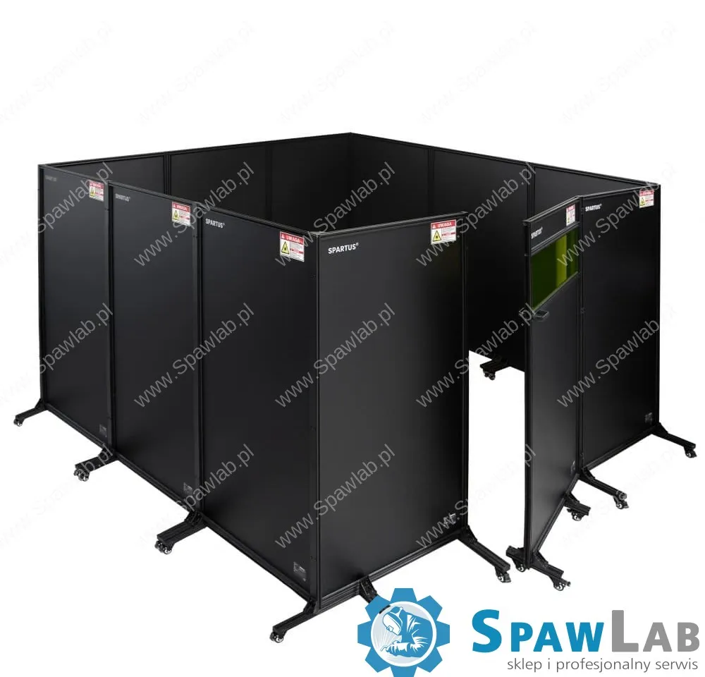 Spartus Zabudowa stanowiska 3360×3300 do spawania laserowego