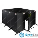 Spartus Zabudowa stanowiska 3360×3300 do spawania laserowego