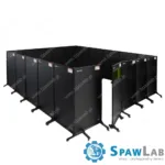 Spartus Zabudowa stanowiska 5560×5500 do spawania laserowego