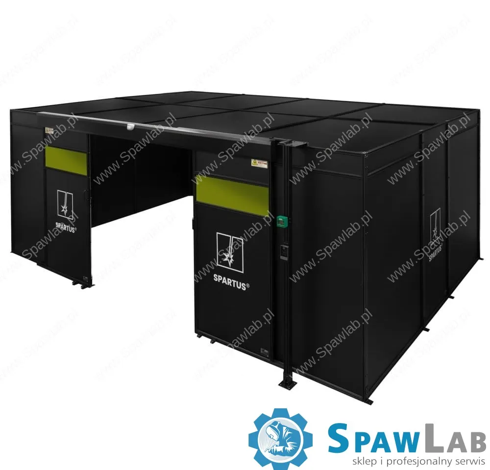 Spartus Zabudowa stanowiska 6000x4000x2250 do spawania laserowego z dachem i wyposażeniem, zdjęcie 3