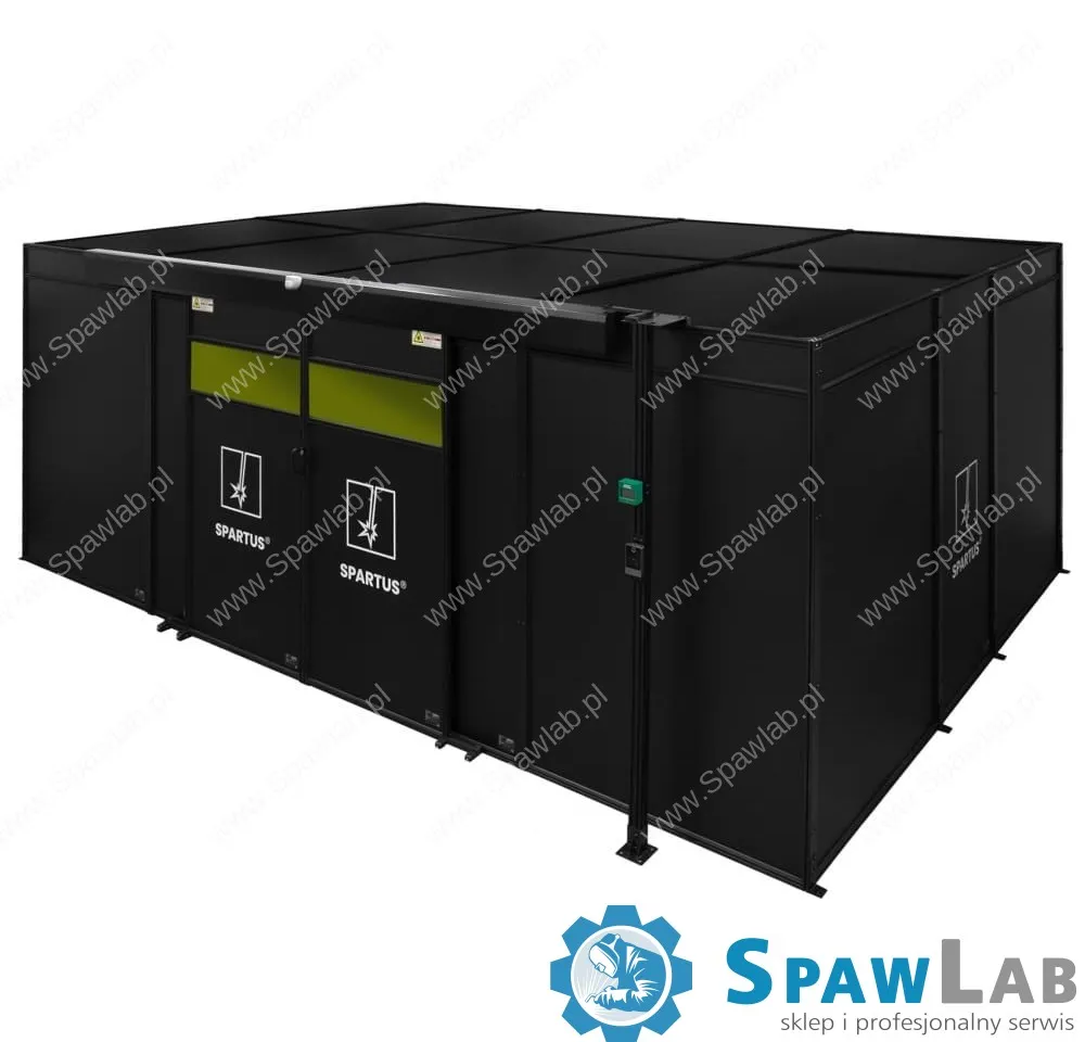 Spartus Zabudowa stanowiska 6000x4000x2250 do spawania laserowego z dachem i wyposażeniem, zdjęcie 4