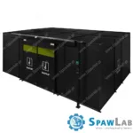 Spartus Zabudowa stanowiska 6000x4000x2250 do spawania laserowego z dachem i wyposażeniem, zdjęcie 4