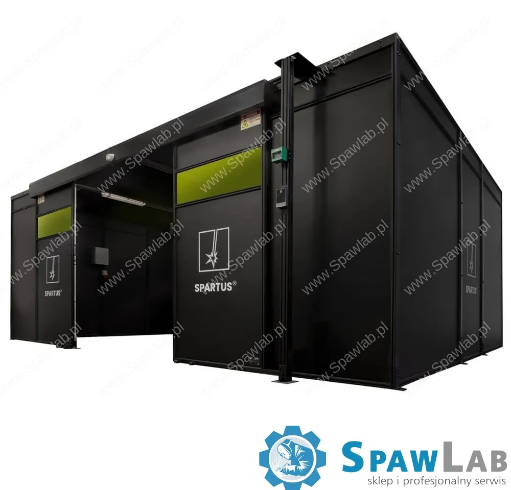 Spartus Zabudowa stanowiska 6000x4000x2250 do spawania laserowego z dachem i wyposażeniem, zdjęcie 6