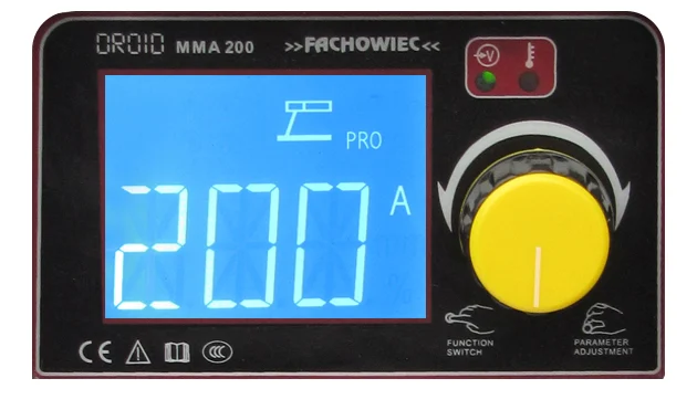 Spawarka ARC MMA inwertorowa DROID MMA 200 Welder Fantasy z opcją TIG LIFT, zdjęcie 2