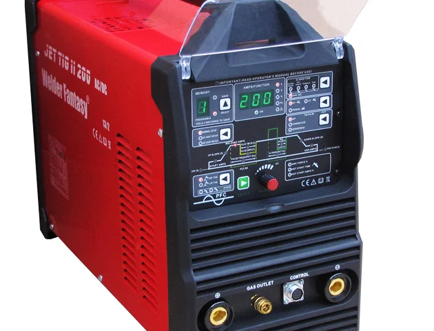 Spawarka inwertorowa JET TIG II AC/DC 200 IGBT PFC Welder Fantasy+uchwyt parker HOT