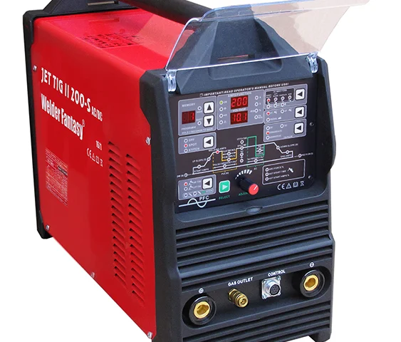 Spawarka inwertorowa JET TIG II AC/DC 200-S SPOT/COLD WELDING IGBT Welder Fantasy+uchwyt parker