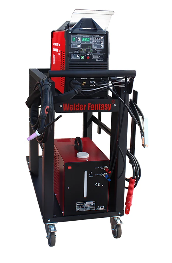 Spawarka inwertorowa JET TIG II AC/DC 250A Welder Fantasy + chłodnica + wózek