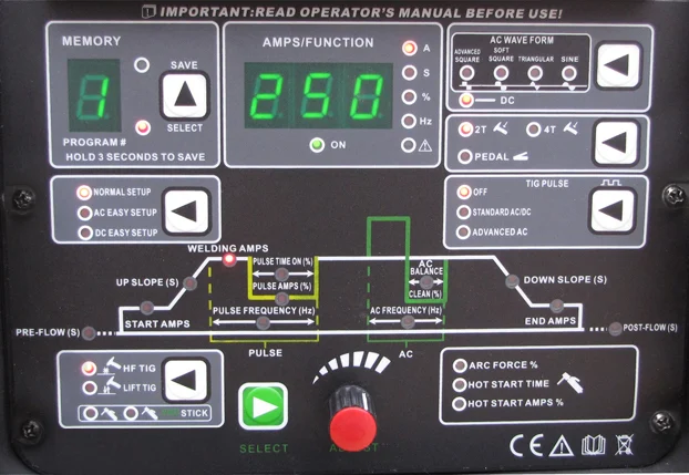 Spawarka inwertorowa JET TIG II AC/DC 250A Welder Fantasy + chłodnica + wózek, zdjęcie 2