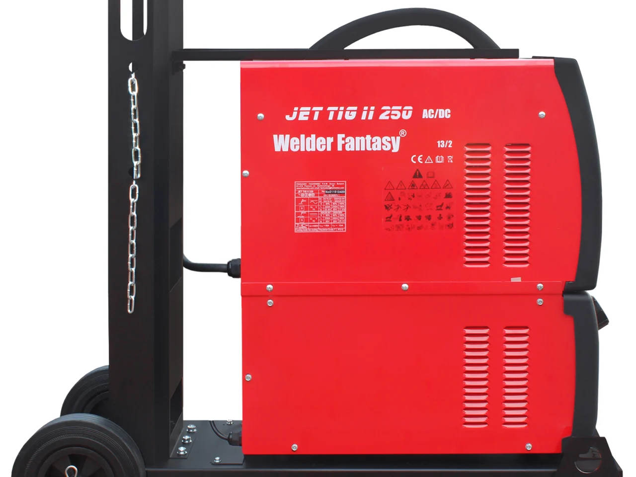 Spawarka inwertorowa JET TIG II TOWER AC/DC 250A IGBT PFC Welder Fantasy + chłodnica + wózek + uchwyt PARKER SGT18 4m HOT, zdjęcie 6