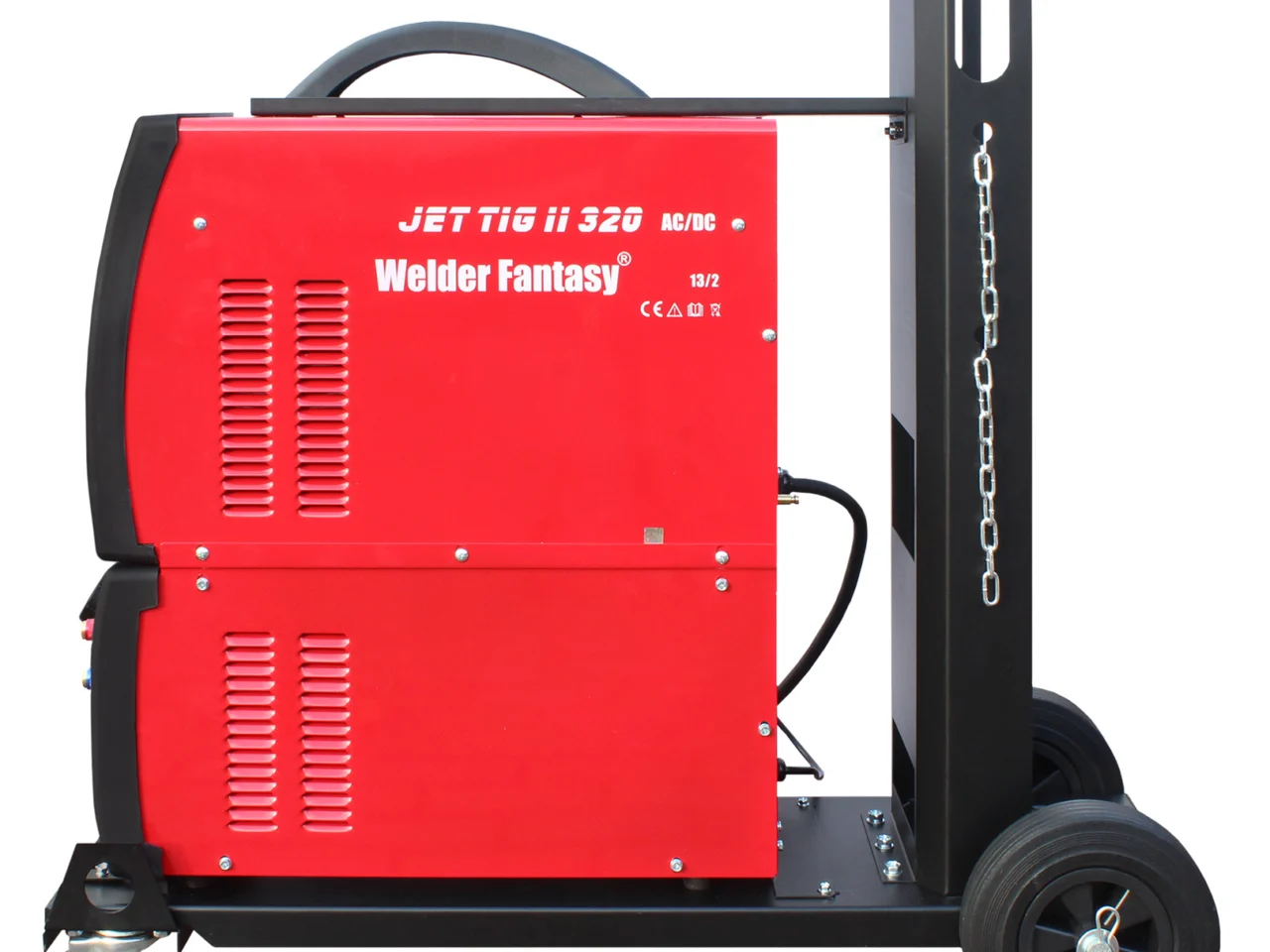 Spawarka inwertorowa JET TIG II TOWER AC/DC 320A IGBT PFC Welder Fantasy + chłodnica + wózek + uchwyt PARKER SGT18 4m, zdjęcie 5