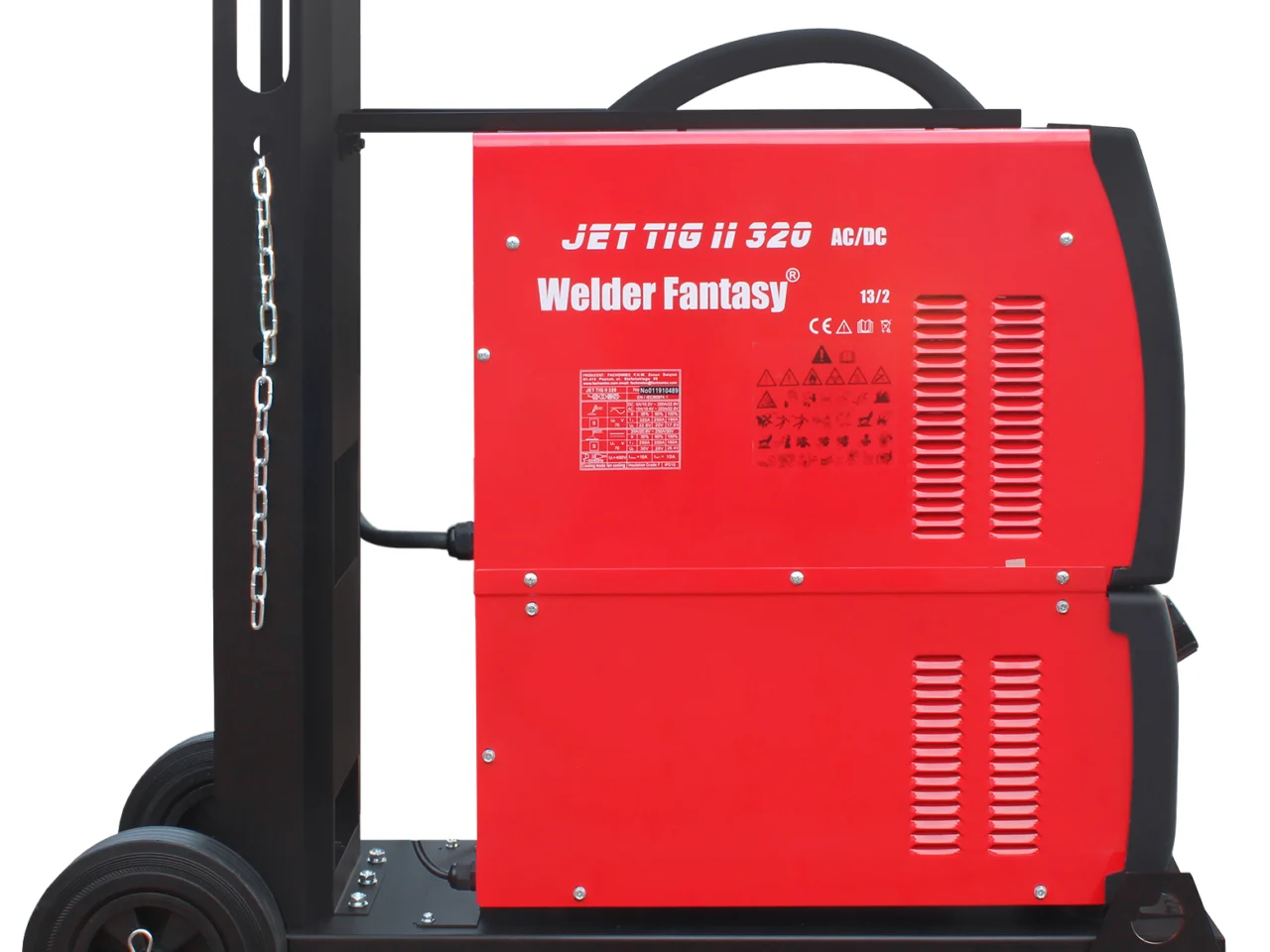 Spawarka inwertorowa JET TIG II TOWER AC/DC 320A IGBT PFC Welder Fantasy + chłodnica + wózek + uchwyt PARKER SGT18 4m, zdjęcie 6