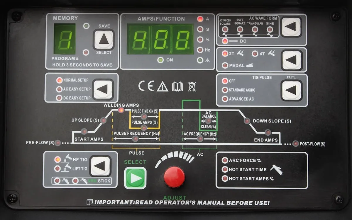 Spawarka inwertorowa JET TIG II Tower AC/DC 400A IGBT PFC Welder Fantasy + chłodnica + wózek + uchwyt ARC-T5W 8m, zdjęcie 3