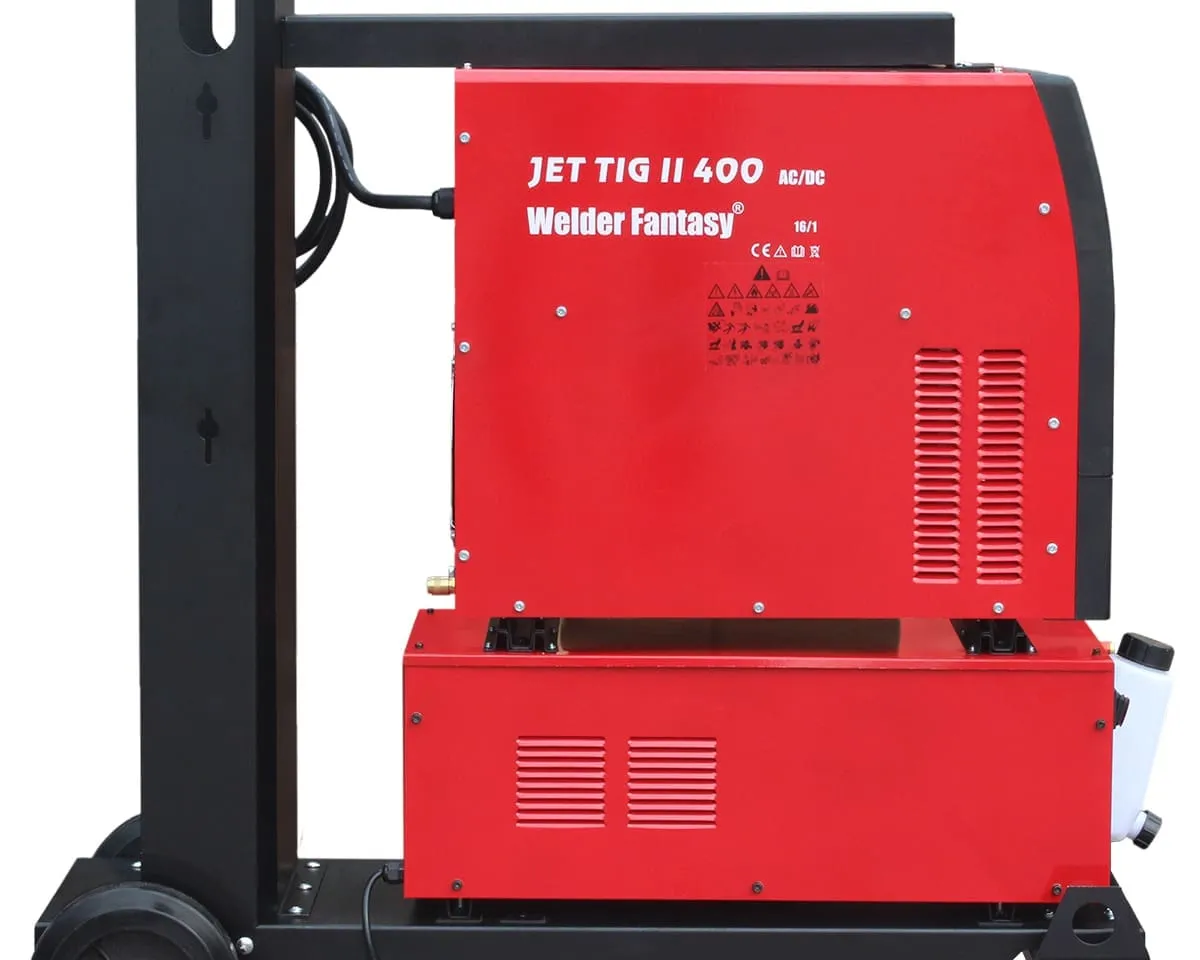 Spawarka inwertorowa JET TIG II Tower AC/DC 400A IGBT PFC Welder Fantasy + chłodnica + wózek + uchwyt ARC-T5W 8m, zdjęcie 4