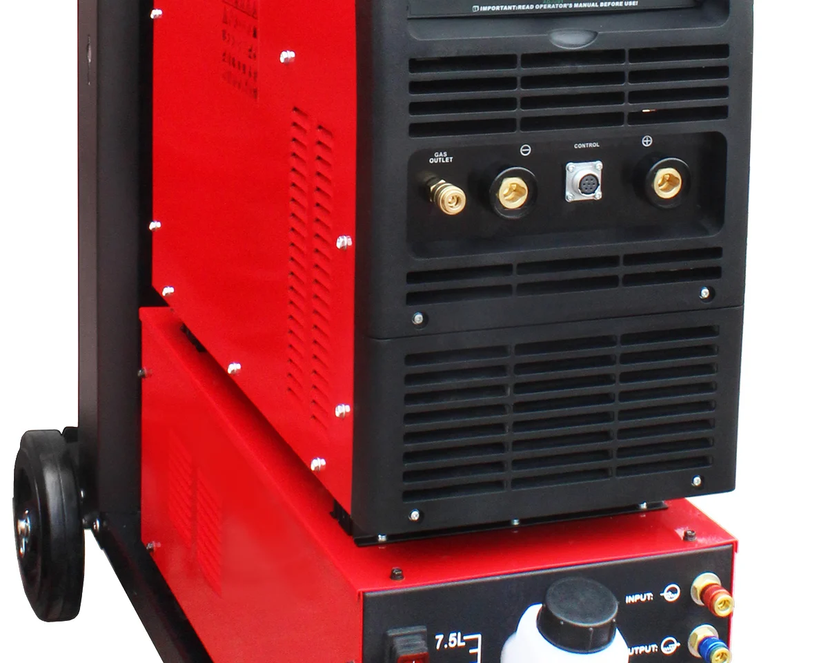 Spawarka inwertorowa JET TIG II TOWER AC/DC 400A IGBT PFC Welder Fantasy + chłodnica + wózek + uchwyt ARC-T5W 8m HOT