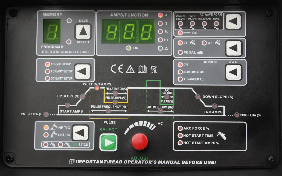 Spawarka inwertorowa JET TIG II TOWER AC/DC 400A IGBT PFC Welder Fantasy + chłodnica + wózek + uchwyt ARC-T5W 8m HOT, zdjęcie 3