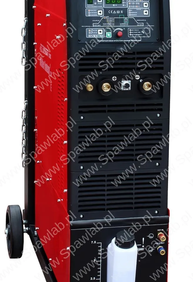 Spawarka inwertorowa JET TIG II Tower AC/DC 500A IGBT PFC Welder Fantasy + chłodnica + wózek + uchwyt ARC T5W 4m HOT