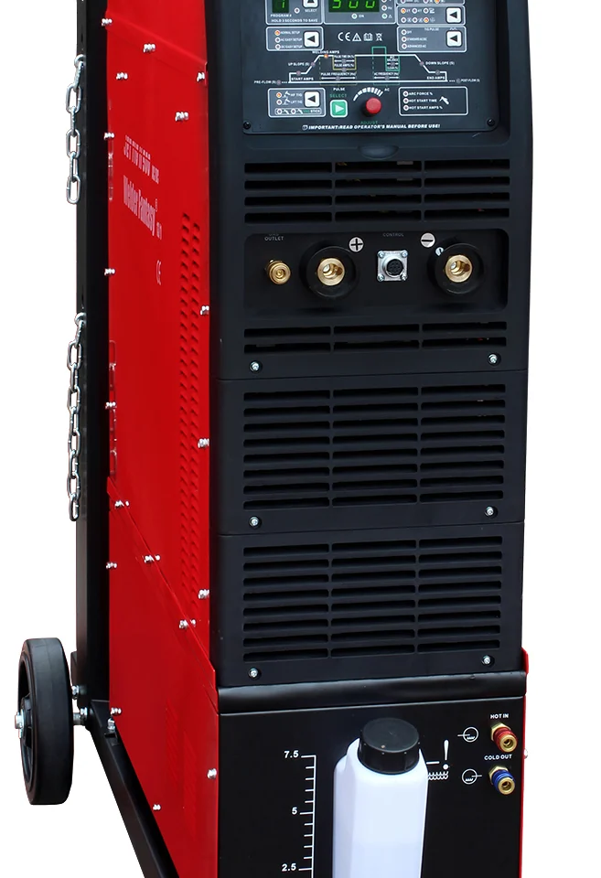 Spawarka inwertorowa JET TIG II TOWER AC/DC 500A IGBT PFC Welder Fantasy + chłodnica + wózek + uchwyt ARC T5W 8m HOT