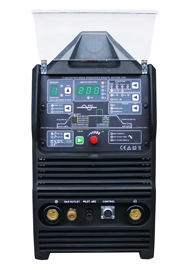 Spawarka inwertorowa JET TIG III AC/DC 200 3w1 IGBT PFC PLASMA Welder Fantasy+uchwyt tig parker HOT, zdjęcie 3