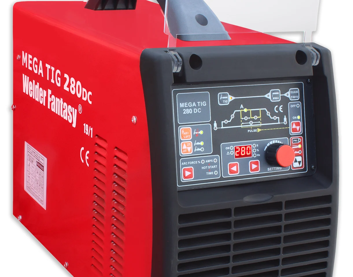 Spawarka inwertorowa MegaTig DC 280 Welder Fantasy+uchwyt Parker SGT18FX