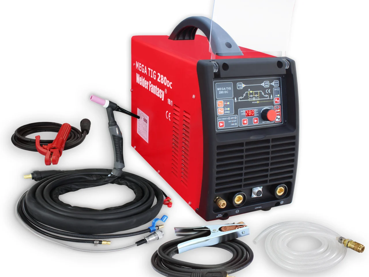 Spawarka inwertorowa MegaTig DC 280 Welder Fantasy+uchwyt Parker SGT18FX, zdjęcie 2
